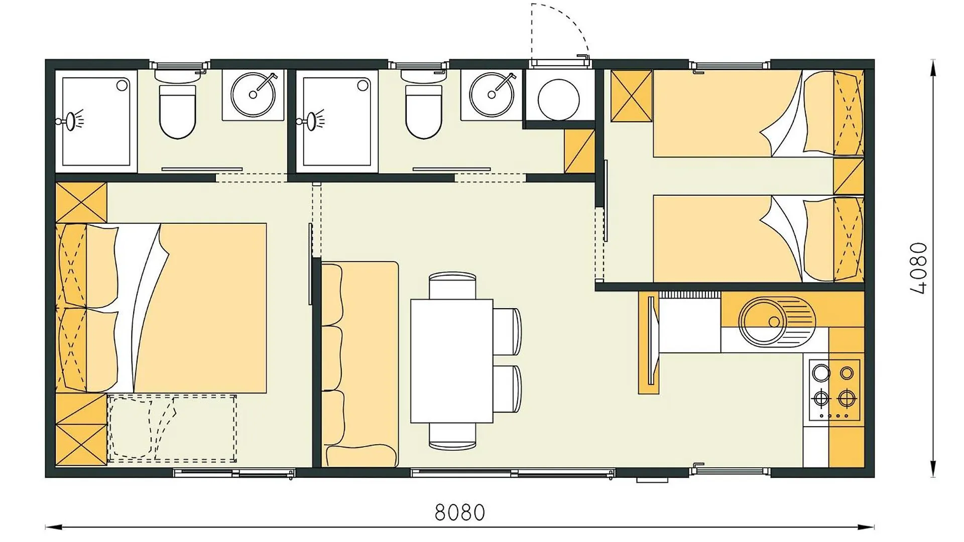 Eurocamp Mobile Homes At Campsite Ljutic Biograd Na Moru